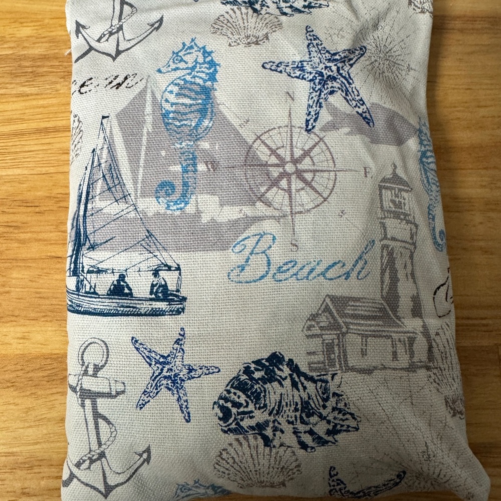 Hot Cold Rice Bag Therapy Microwavable Heating Heating Pad beach lighthouse boat